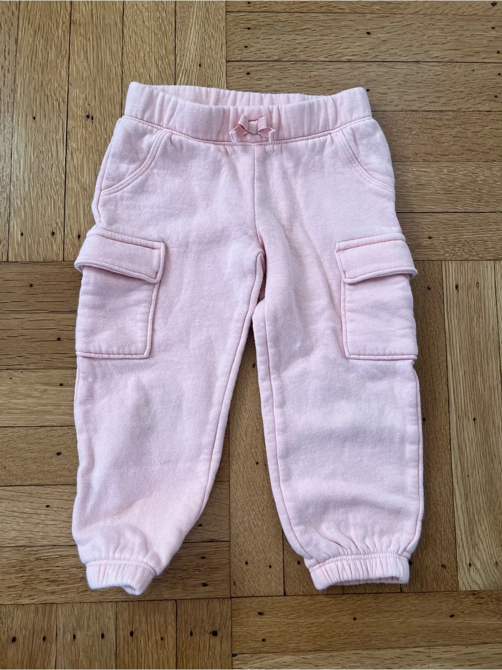 Carter’s Girls' Pink Hoodie & Cargo Joggers Ballerina Set